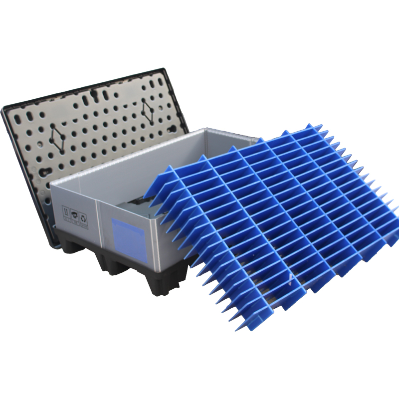 天地蓋物流圍板箱蜂窩板箱塑料托盤折疊可折疊循環天地蓋圍板箱